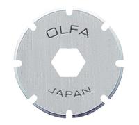 OLFA PRB18-2 - Pack de 2 cuchillas circulares perforadora 18x0,3 mm plateadas
