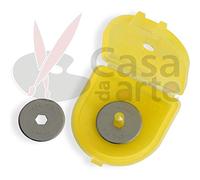 Olfa - RB18, Set di 2 lame di ricambio per cutter rotante, 18 mm
