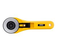 OLFA RTY-3/G - Cúter rotativo con cuchilla Circolare da 60 mm, Giallo