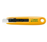 OLFA SK-7Green - Cúter plástico reciclado con cuchilla trapezoidal de 12,5 mm