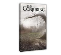 OLFCESPP Poster del film horror The Conjuring (1) su tela, decorazione artistica da parete per soggiorno e camera da letto, 40 x 60 cm