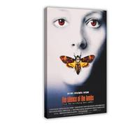 OLFCESPP Poster del film Il silenzio degli innocenti (1) su tela, decorazione per camera da letto, ufficio, camera da letto, regalo, 40 x 60 cm