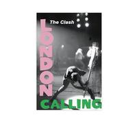 OLFCESPP Poster su tela, motivo: The Clash London Calling, decorazione artistica da parete per soggiorno e camera da letto, 50 x 75 cm