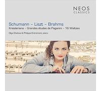 Olga Chelova, Philippe Entremont - Schumann - Liszt - Brahms