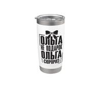 Olga Dice In Russo Russia Outfit Per Russi Bicchiere termico in acciaio inox doppia parete
