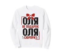 Olga Dice in Russo Russia Outfit per Russi Felpa