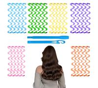 Olgary Riccioli a spirale 30 pezzi, riccioli a spirale per capelli magici fai da te senza calore con ganci per lo styling per tutte le lunghezze di capelli (30 cm)
