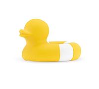 Oli & Carol - Giocattolo da bagno in gomma naturale, anatra, Flo The Floatie, giallo, 10 cm