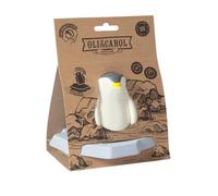 Oli & Carol - Giocattolo da bagno in gomma naturale - Regalo per neonato 0 3 6 mesi, 1 anno - Pinguino - Ice Protectors