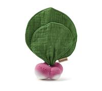 Oli&carol Ramona The Radish Mini Doudou-teether Verde