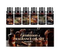 Oli di Aromaterapia per Diffusore,6 Pezzi a Pressione Fredda Deodorante per Ambiente a Lunga Durata - Profumi Per La Fabbricazione Di - Per Casa Auto Umidificatore Bagno Capelli Shampoo Sauna Produzio