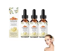 Oli essenziali di incenso e rosmarino biologici per la cura della pelle e dei capelli, olio calmante naturale per il rilassamento, trattamento viso anti-invecchiamento, massaggio (3 bottiglie)