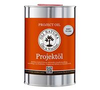 OLI-Natura Project Oil For Interior Use (Especially for Furniture, Parquet and Wooden Stairs), 1 Litre, Walnut
