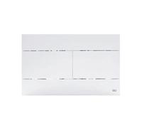 OLI Placca di Comando Slim Dual Bianca per Cassette WC ad Incasso OLI - OL065904