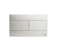OLI Placca di Comando Slim Dual Cromo Satinato per Cassette WC ad Incasso OLI -