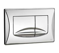 OLI - PLACCA RIVER CROMO SATINATA PER CASSETTA OLI DOPPIO SCARICO - 638506