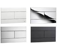 OLI SLIM PLACCA PER CASSETTA OLI74/EXPORT EVO/QUADRA BIANCO/CROMO LUCIDO