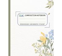 Oli Wide Ruled Composition Notebook: Student Study Notebook | Academic, Structured, and Efficient Layout | Ideal for High School and College Students