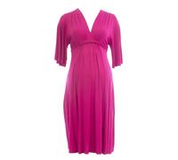 Olian Maternità Donna Ampia Manica Scollo A V Vita Stile Impero Abito Nwt