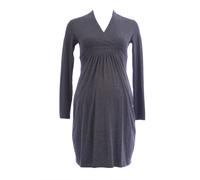 Olian Maternità Donna Cotta Manica collo Lungo Vita Stile Impero Abito Nwt