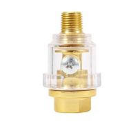 Oliatore in linea, lubrificatore in linea, mini lubrificatore in linea professionale da 1/4 di pollice NPT in rame color oro accessorio per utensili pneumatici