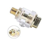 Oliatore Lubrificatore, Oliatore in linea Mini oliatore automatico in ottone per lo strumento del tubo del compressore d'aria (1/4" BSP)