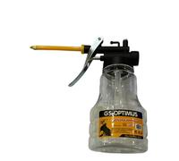 Oliatore Manuale a Pressione 350 ml con Tubo Flessibile | Pompa Olio per Auto, Moto, Macchinari e Officina