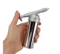 Oliatore manuale, tanica per olio in acciaio inossidabile da 80 cc Pompa lubrificatrice Tanica per lubrificazione per escavatore di automobili