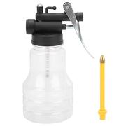 Oliatore per grasso manuale trasparente ad alta pressione con vaschetta per olio per macchine con tecnologia idraulica per officine domestiche e manutenzione automobilistica (Tubo corto)