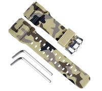 OliBoPo Cinturino di ricambio per orologio sportivo Casio G-Shock Master of G Mudmaster Twin Sensor GG-1000/GWG-100/GSG-100, Nessuna pietra preziosa