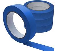 Olicky Nastro per mascheratura, Nastro Adesivo per Pittura Pareti, Multiuso Nastro di carta blu (23mm x 40m, 4 Rotoli)