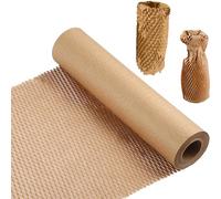 Olicky Rotolo Di Carta Da Imballaggio 30 Cm x 30M, Carta Kraft A Nido D'ape Viene Utilizzata Per Proteggere La Porcellana E Gli Oggetti Fragili Durante Il Trasloco