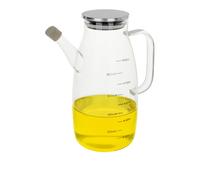 Oliera 900 ml in vetro borosilicato e tappo in acciaio inox