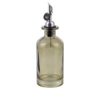 Oliera ampolla 350 ml in vetro e dosatore in acciaio inox, SìChef