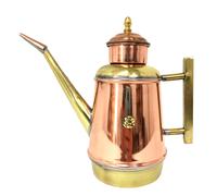 OLIERA In rame con interno stagnato vintage becco manico chiusura ermetica