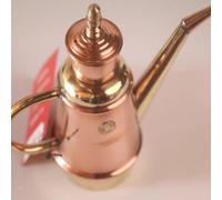 Oliera in rame da 350 ml, accessorio da cucina professionale fatto a mano.
