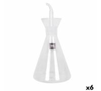 Oliera La Mediterránea Iraia Trasparente Vetro Borosilicato 500 ml [6 Unità]