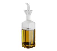 Oliera Quadrata 250 ml in Vetro con Beccuccio Eva | Oliera Con Tappo