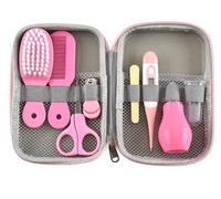 Oligbag Set di pezzi di lettura per bambini cura aspirapolvere nasale forbici per unghie cartoni animati forniture borsa per la cura