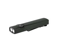OLIGHT Arkfeld Ultra Class1 Torcia Ricaricabile da 1400 Lm con Led UV, Fascio Verde e Luce Bianca, Torcia Piatta per Lavorare, Controllare e per l'Uso All'Aperto (Grigio Oliva)
