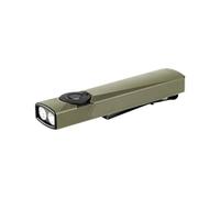 OLIGHT Arkfeld Ultra Class1 Torcia Ricaricabile da 1400 Lm con Led UV, Fascio Verde e Luce Bianca, Torcia Piatta per Lavorare, Controllare e per l'Uso All'Aperto (Verde Oliva)