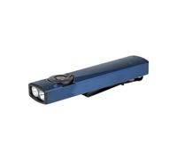 OLIGHT Arkfeld Ultra Torcia Ricaricabile da 1400 Lm con Led UV, Fascio Verde e Luce Bianca, Torcia Piatta per Lavorare, Controllare e per l'Uso All'Aperto (Blu)