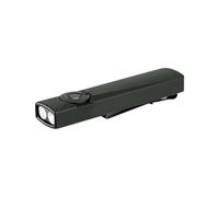OLIGHT Arkfeld Ultra Torcia Ricaricabile da 1400 Lm con Led UV, Luce Verde e Luce Bianca, Torcia Piatta per Lavorare, Controllare e per l'Uso All'Aperto (Grigio Oliva)