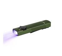 OLIGHT Arkfeld UV Lampada EDC Ricaricabile a Luce Bianca e Lampada Combinata Funzionale LED IPX7 e Test di Caduta da 1 m per Lavori all'aperto e Situazioni di Emergenza (Verde CW)