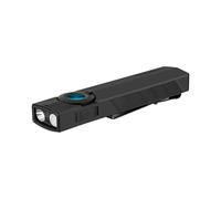 OLIGHT ArkPro 1.500 Lumen Torcia Piatta con Luce Diffusa Pura, Concentrata, UV e Verde, con Due Opzioni di Ricarica, per Attività All'aperto, Rilevamento e Indicazione (Nero)