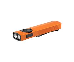 OLIGHT ArkPro 1.500 Lumen Torcia Piatta con Luce Diffusa Pura, Concentrata, UV e Verde, con Due Opzioni di Ricarica, per Attività All'aperto, Rilevamento e Indicazione (Arancione)