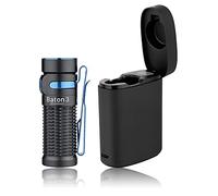 OLIGHT Baton 3 Kit Torcia LED Ricaricabile, Torcia Potente 1200 Lumen 166 Metri, 6 Modalità con Scatola di Ricarica, Impermbile IPX8 Adatta per Campeggio, Escursionismo (Edizione Premium)