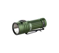 OLIGHT BatonTurbo Torcia 1000 Lumen 510 Metri di Alcance LED Portatile Ricaricabile ad Alta Potenza per Illuminazione Notturna, Campeggio, Escursionismo, Explorazione di Grotte e Uso Domestico(Verde)