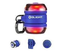 OLIGHT Gober - 2 luci di sicurezza a LED ad alta visibilità, con 4 modalità di illuminazione, ricaricabile USB-C, lampeggiante, con clip, per corsa, ciclismo, campeggio, passeggiate notturne con il