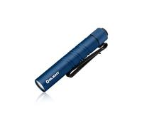 OLIGHT I3T 2 EOS Mini Torcia LED 200 Lumen 62m Range, Piccola Torcia Portachiavi con Interruttore di Shiusura, Luce Portatile Impermeabile IPX8, per il Campeggio all'aperto (Blu scuro)